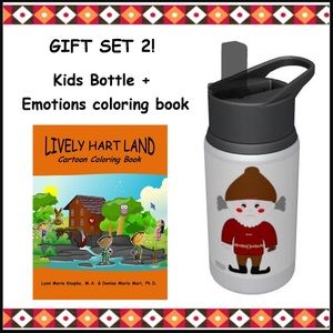 GIFT SET! Kids Bottle+Coloring book